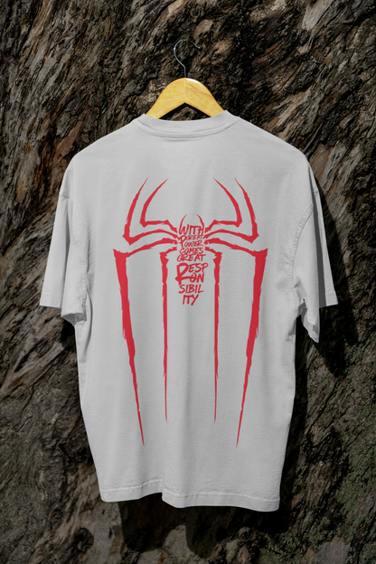 Spiderman Emblem Oversized T-shirt