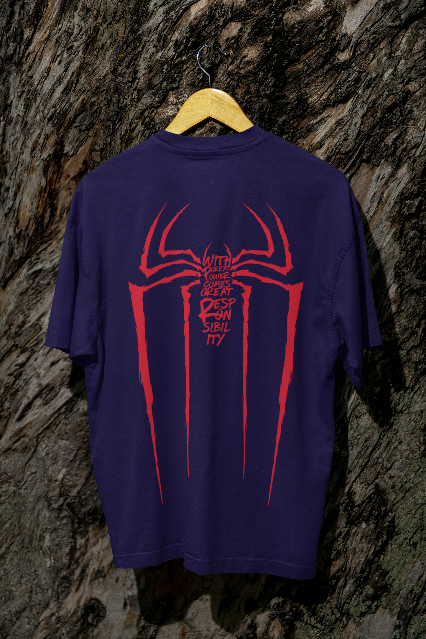 Spiderman Emblem Oversized T-shirt