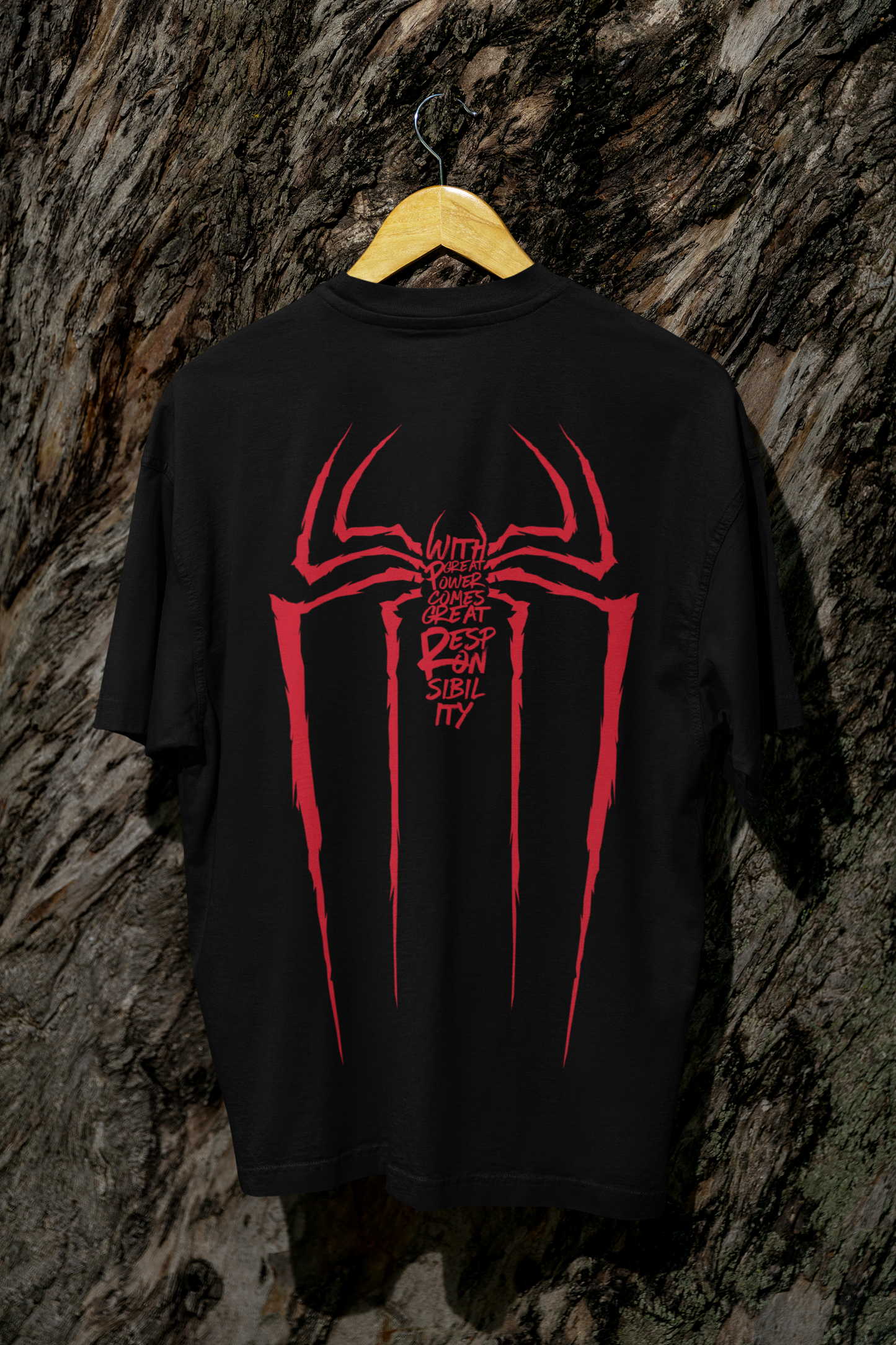 Spiderman Emblem Oversized T-shirt
