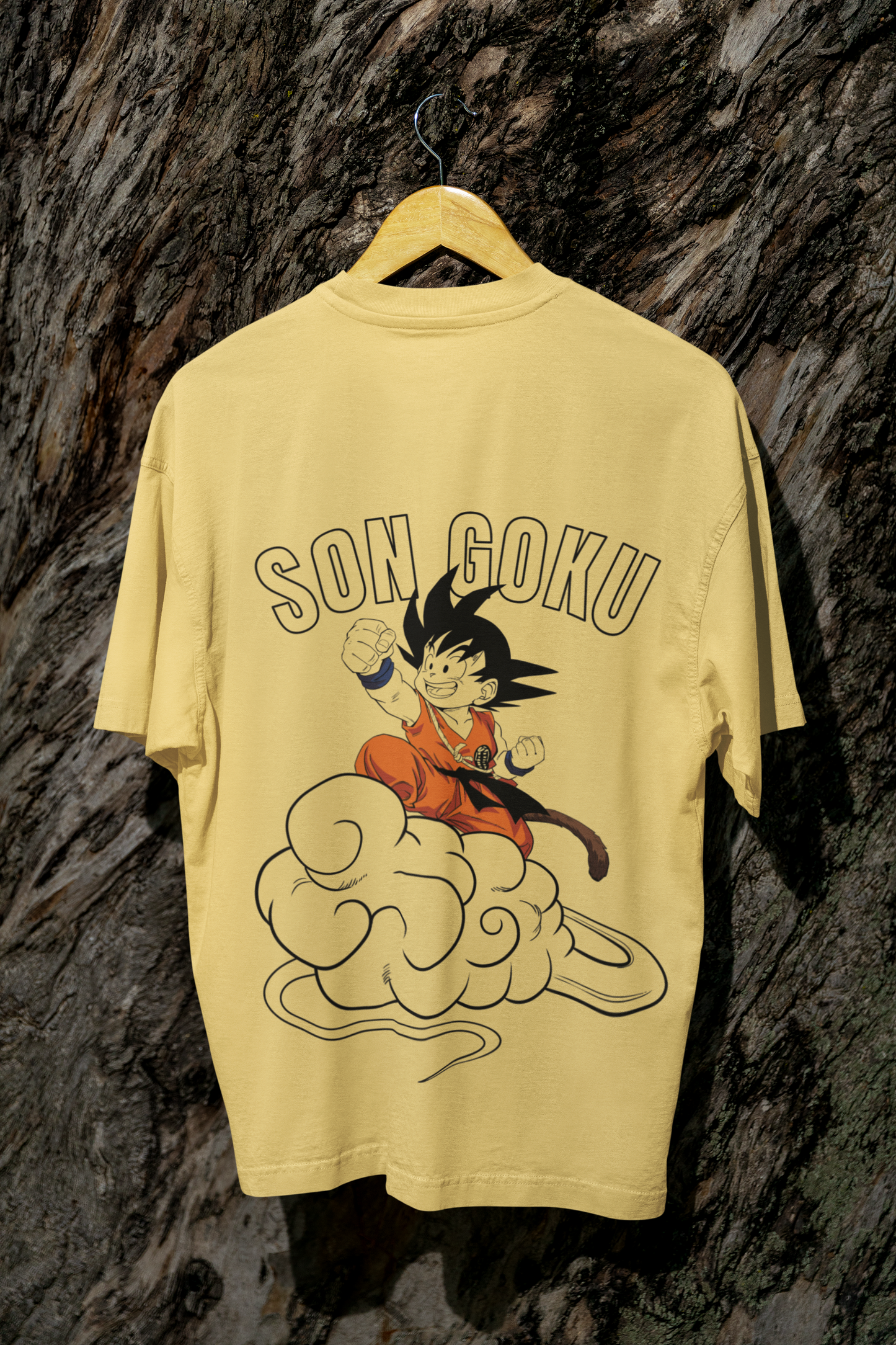 Kid Goku Nimbus Cloud Oversized T-Shirt