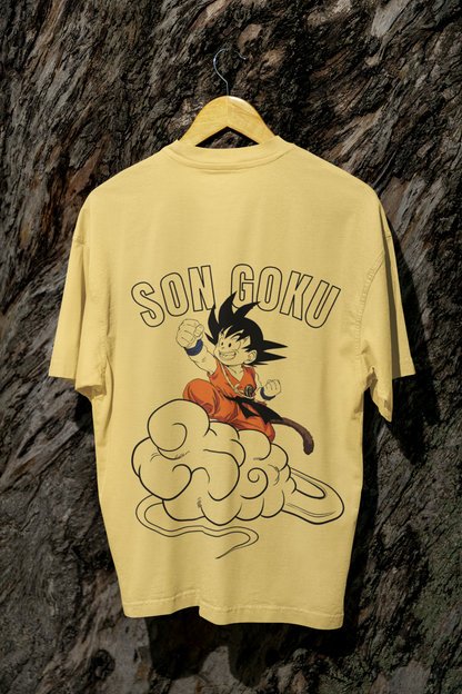 Kid Goku Nimbus Cloud Oversized T-Shirt