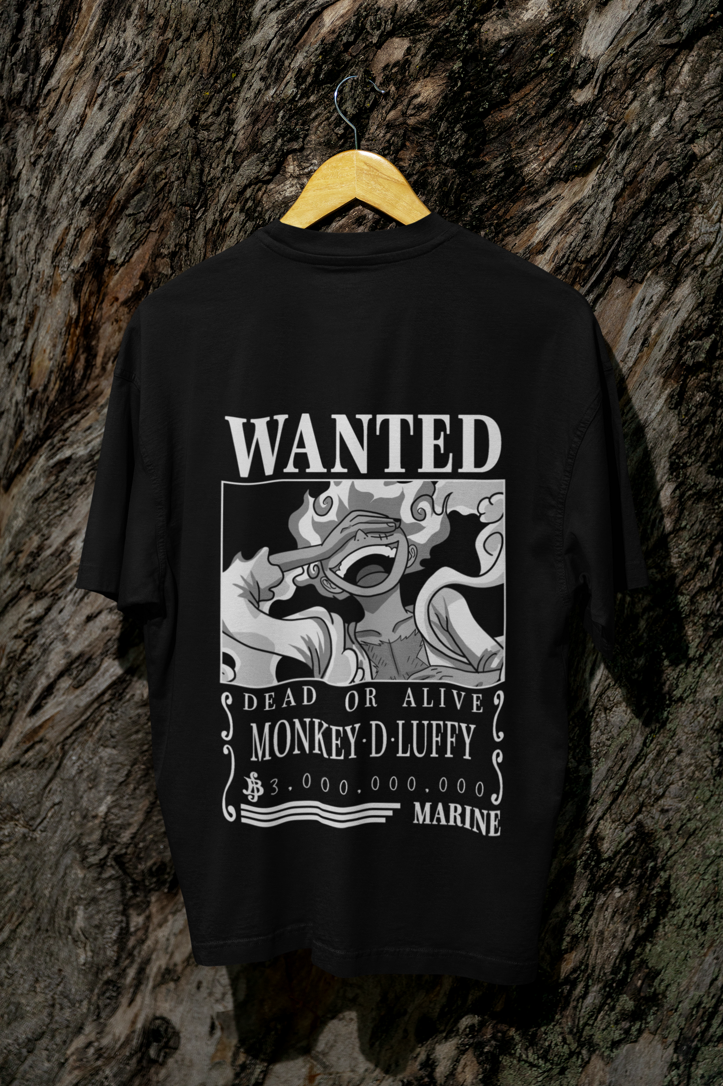 Luffy Wanted Poster Oversized T-Shirt