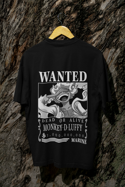 Luffy Wanted Poster Oversized T-Shirt
