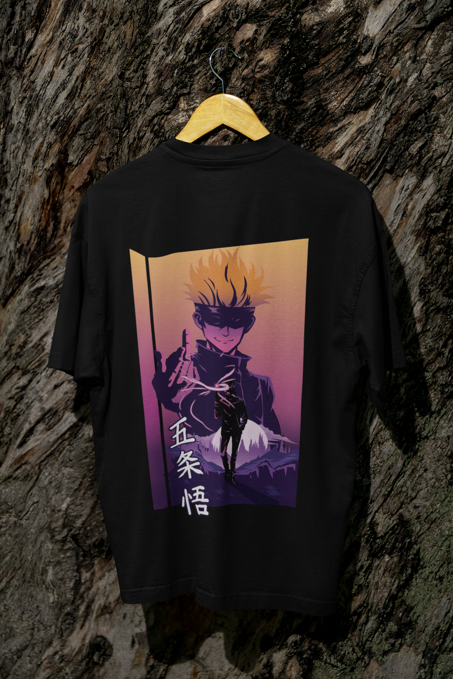 Gojo Satoru purple Hollow Technique Oversized T-Shirt