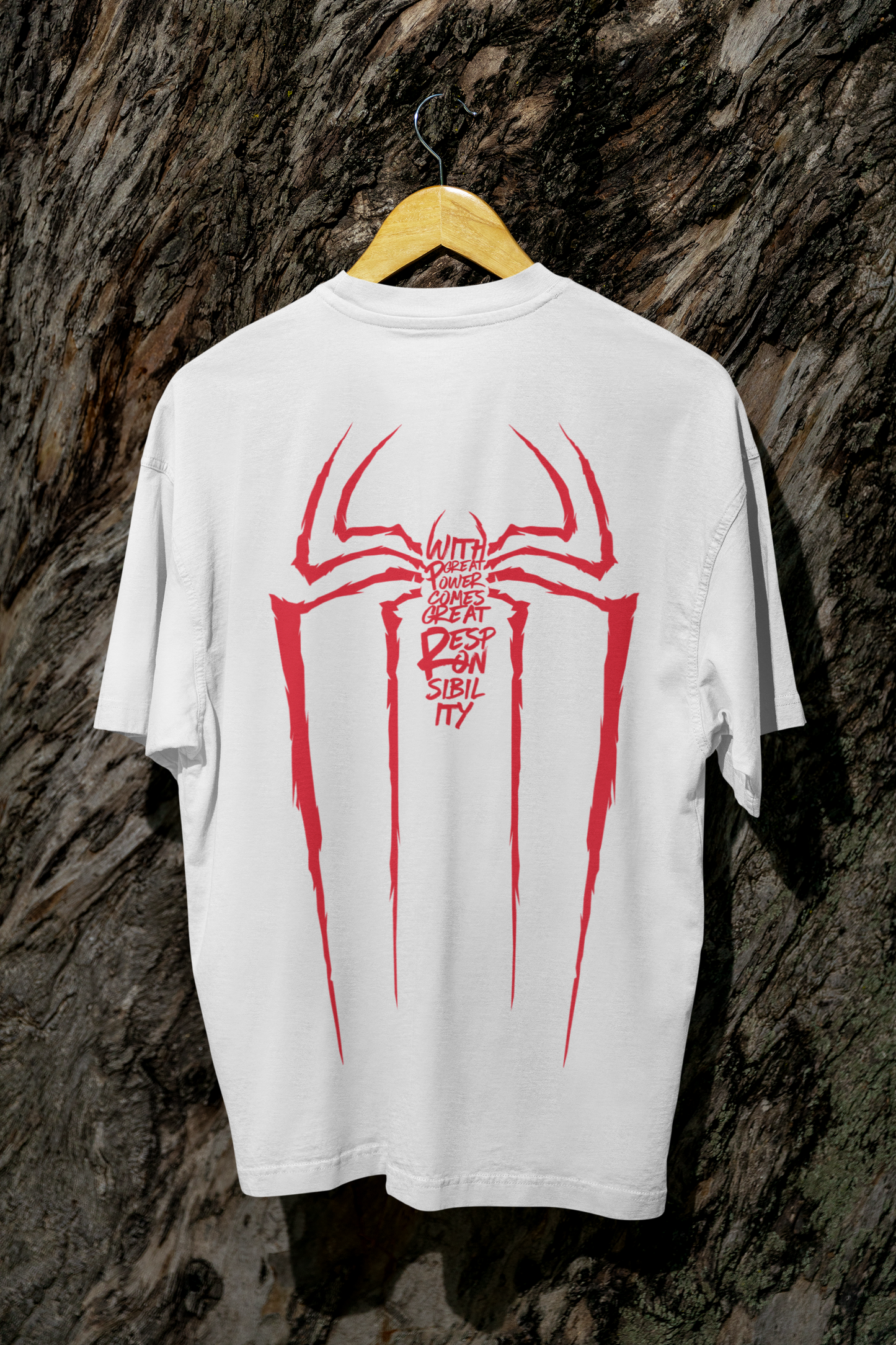 Spiderman Emblem Oversized T-shirt