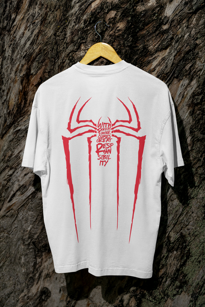 Spiderman Emblem Oversized T-shirt