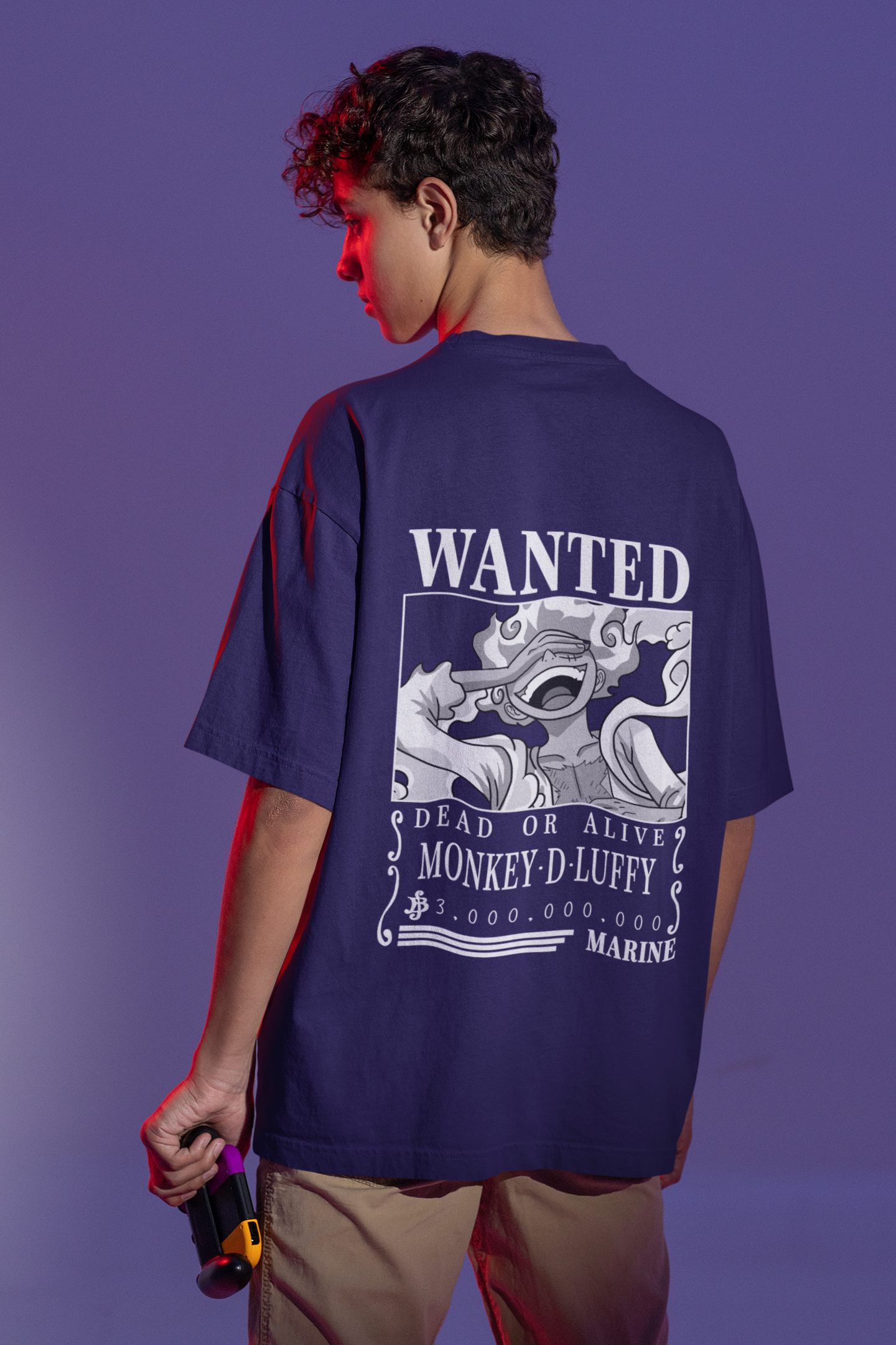Luffy Wanted Poster Oversized T-Shirt