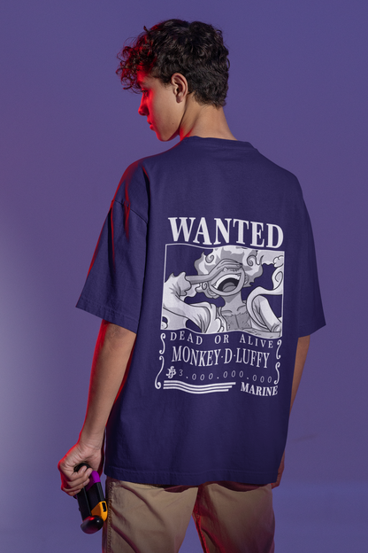 Luffy Wanted Poster Oversized T-Shirt