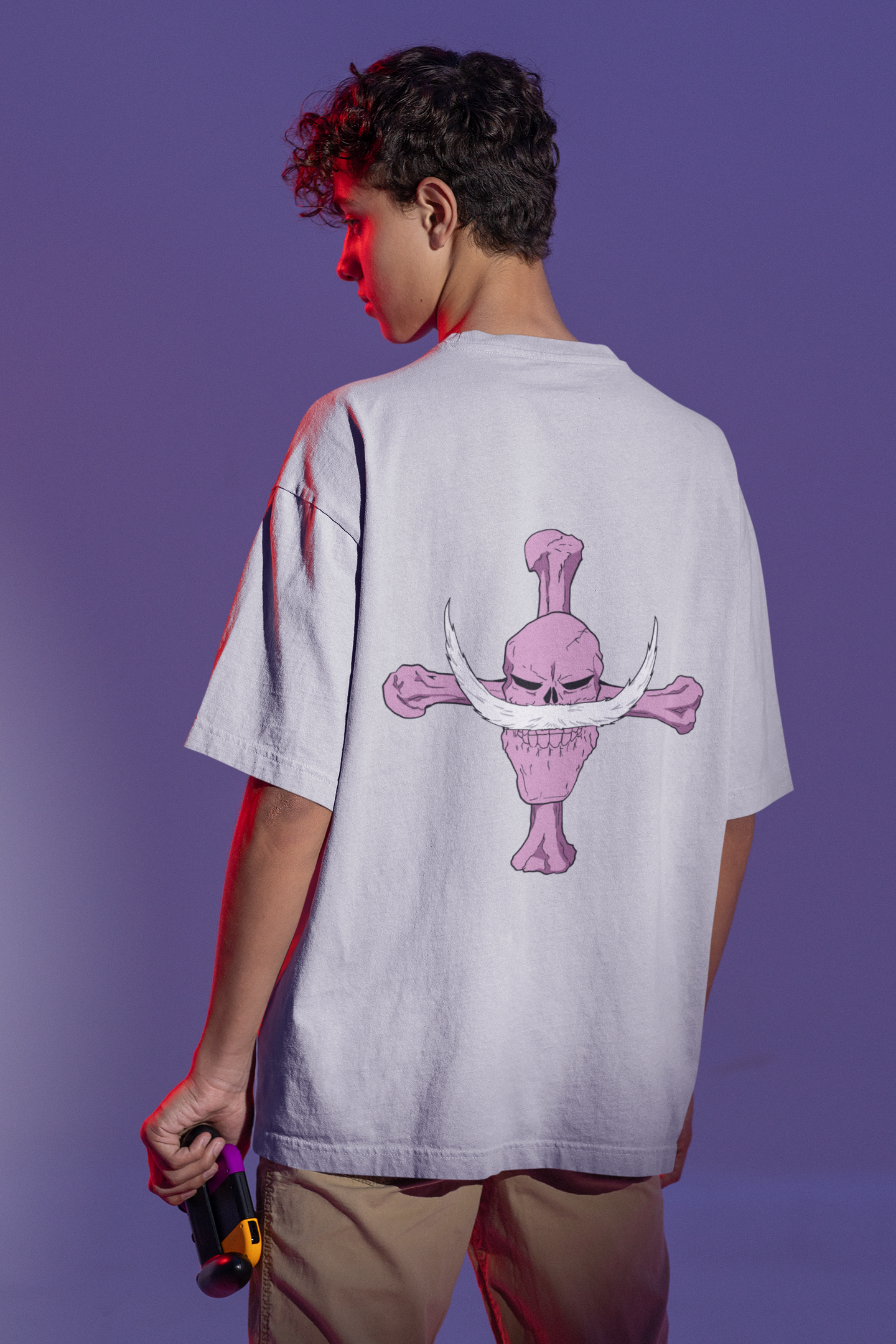 Whitebeard Jolly Roger Oversized T-Shirt