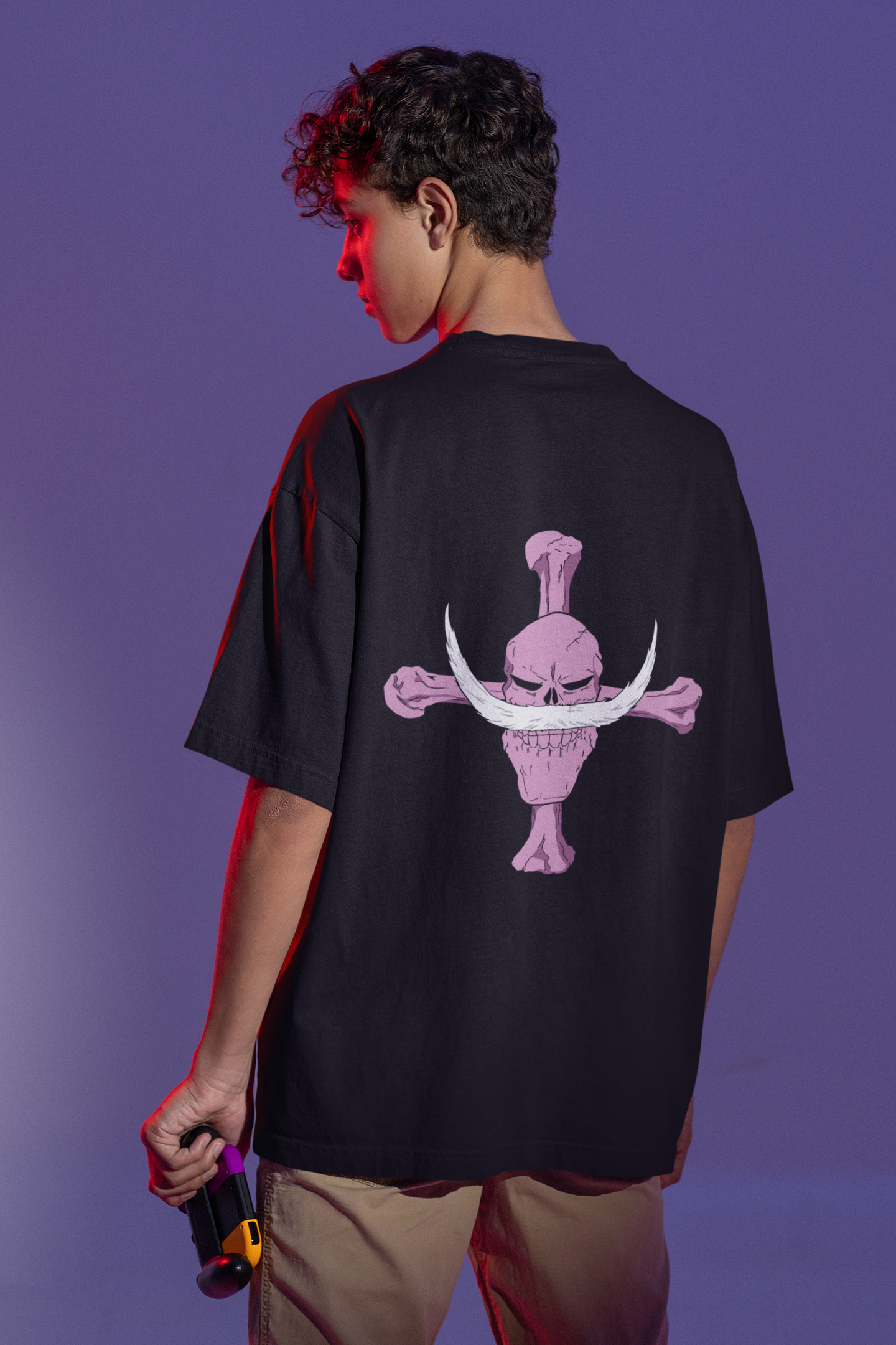 Whitebeard Jolly Roger Oversized T-Shirt