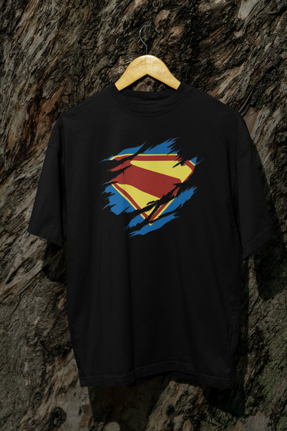Superman Emblem Oversized T-Shirt