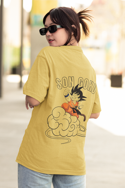 Kid Goku Nimbus Cloud Oversized T-Shirt
