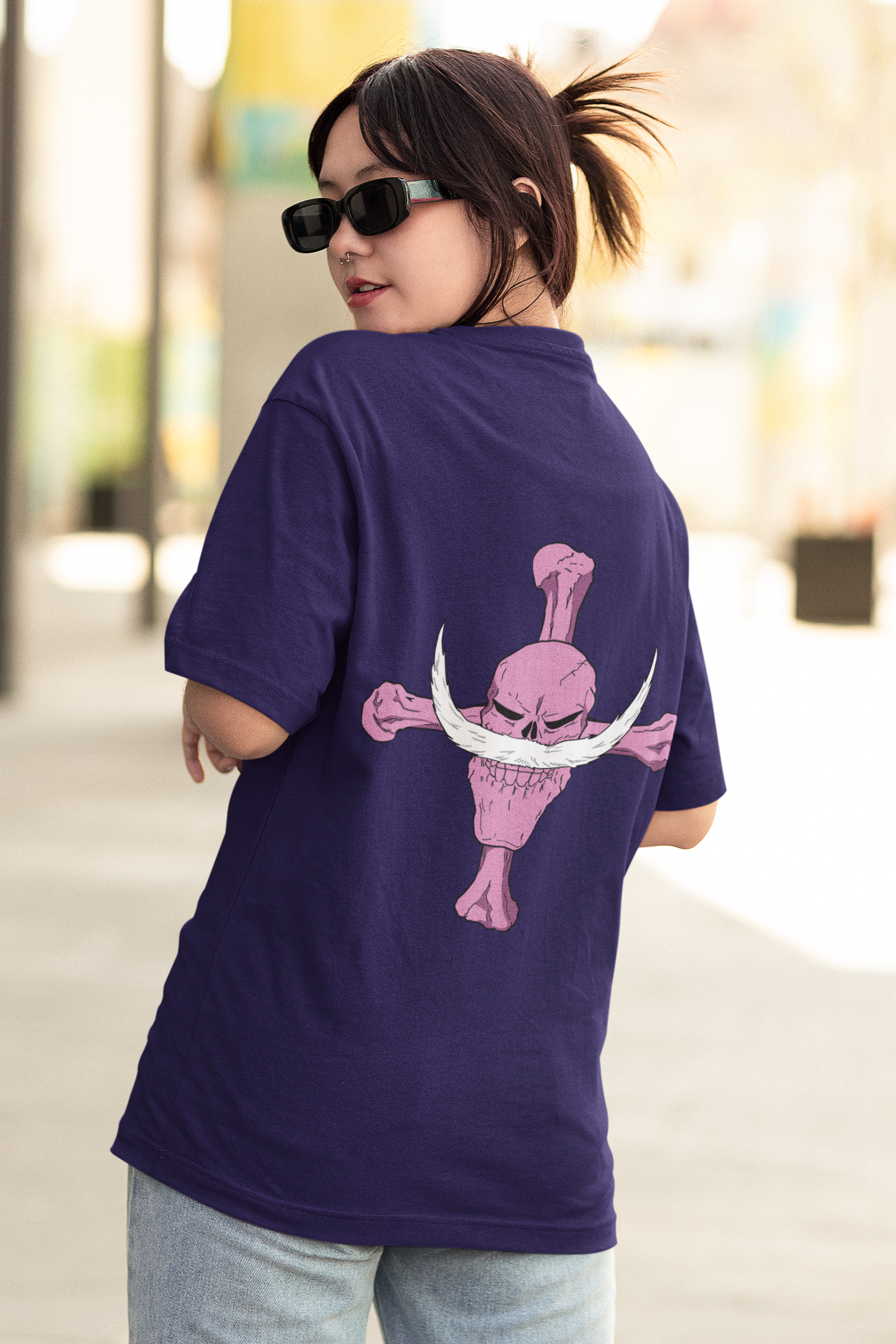 Whitebeard Jolly Roger Oversized T-Shirt