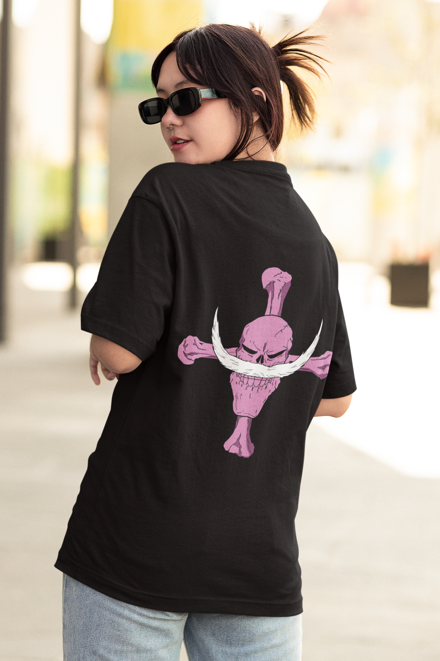 Whitebeard Jolly Roger Oversized T-Shirt