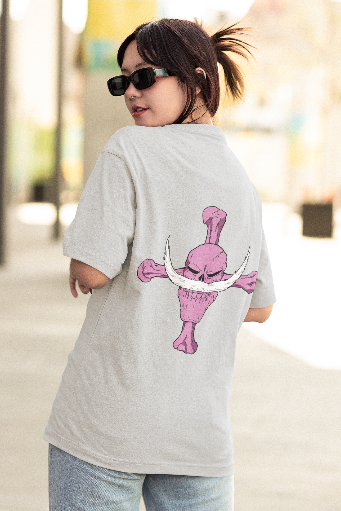 Whitebeard Jolly Roger Oversized T-Shirt