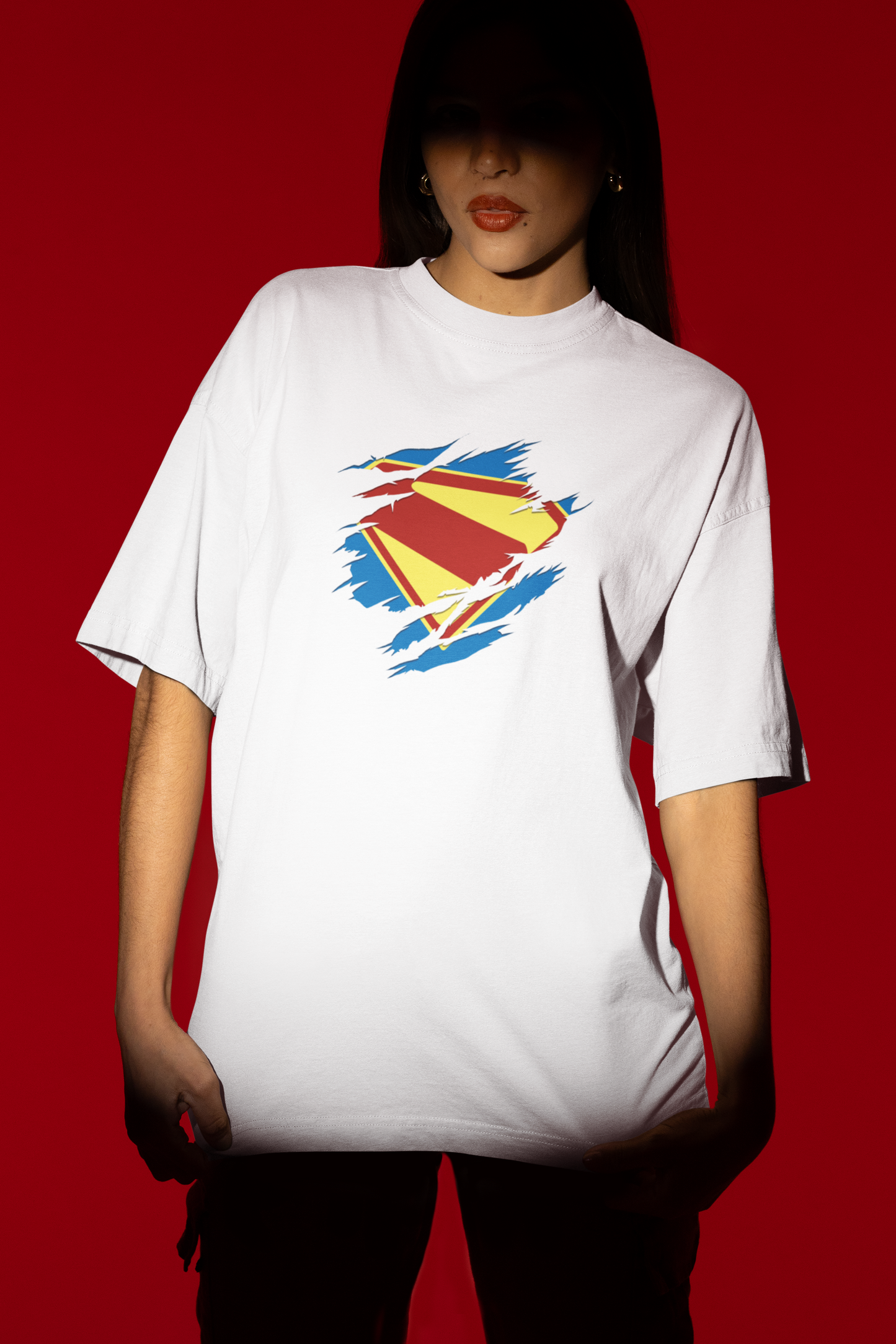 Superman Emblem Oversized T-Shirt